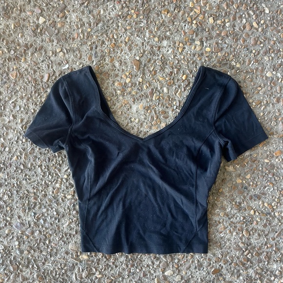 lululemon black align top size 2 - Picture 2 of 4